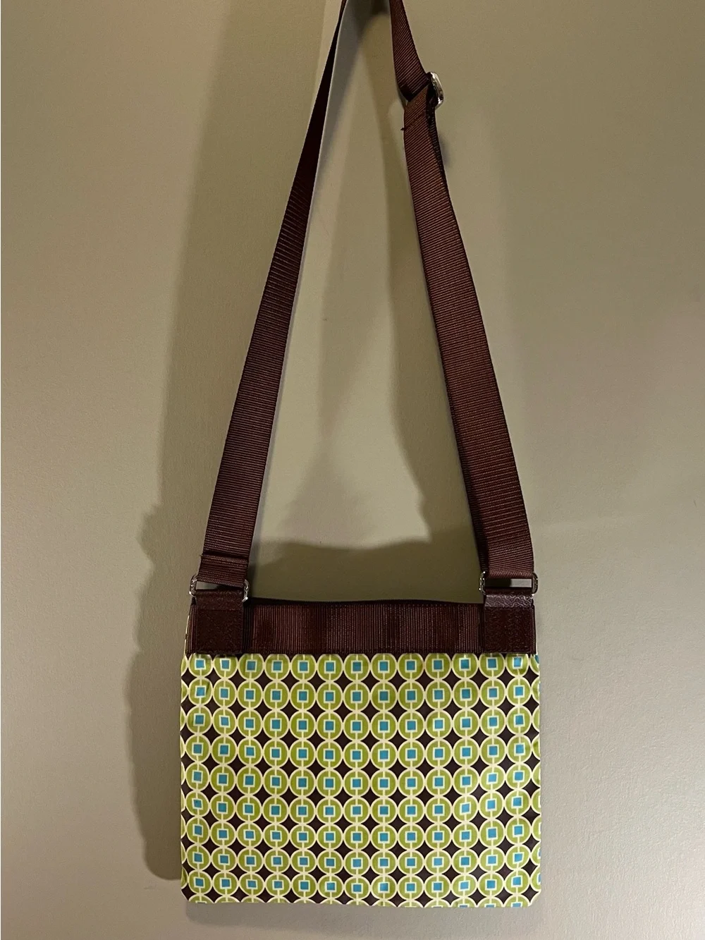 MY by Michele & Yvette‎ Patterned Orange Crossbody Bag